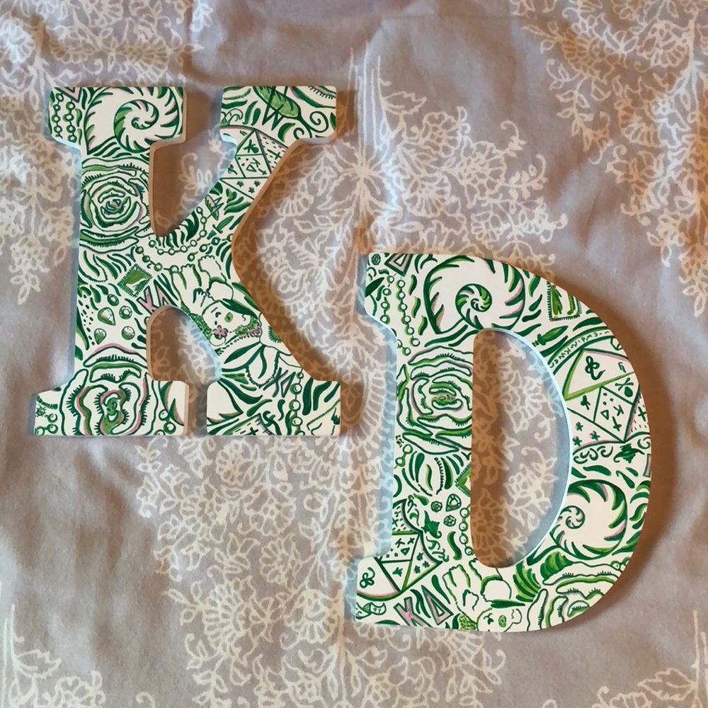 Lilly Pulitzer Kappa Delta wall decor